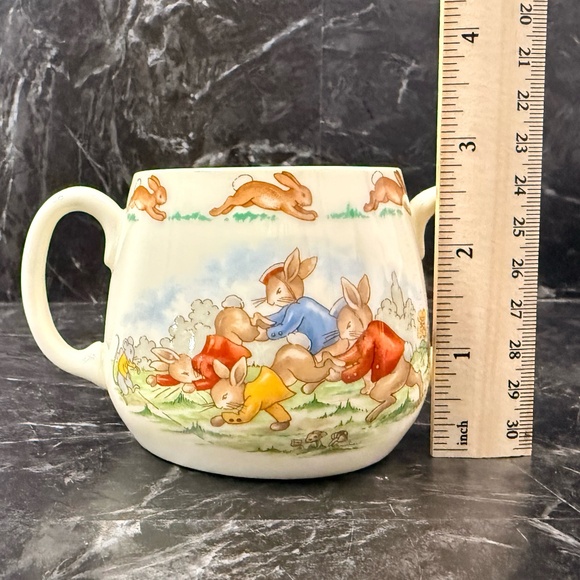 ROYAL DOULTON “Bunnykins" English Fine Bone China 5 Piece Set - Picture 12 of 16